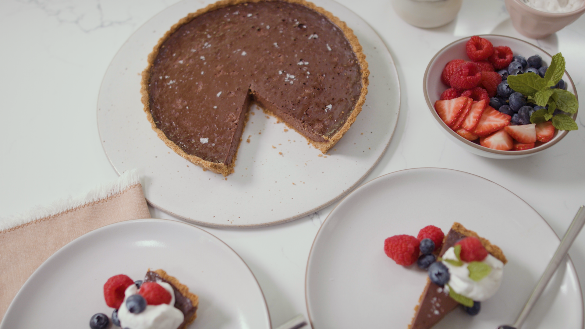 Salted Chocolate Tart