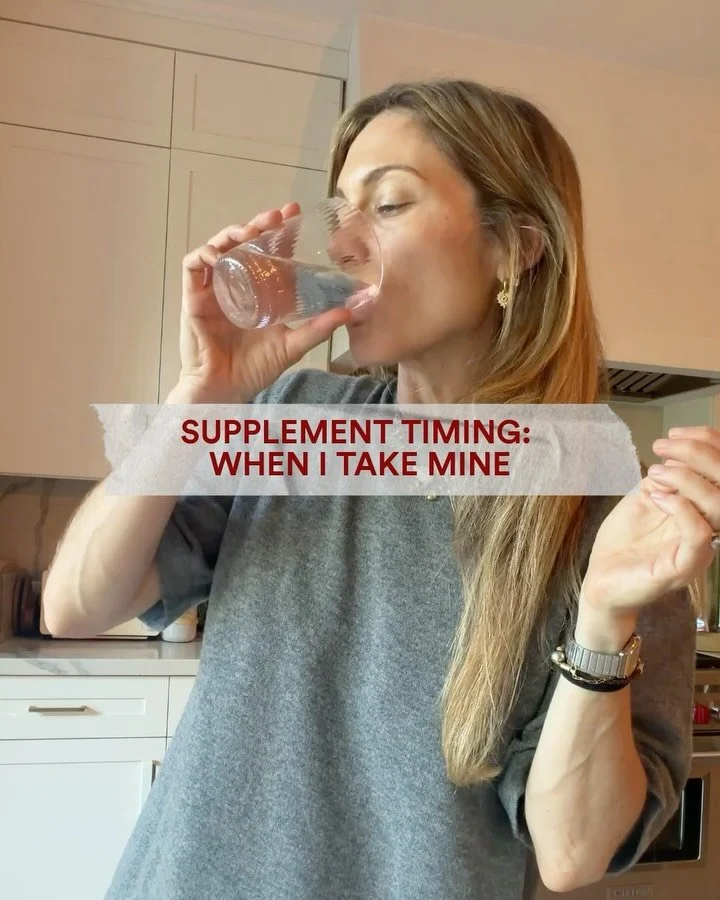 Understanding when to take your supplements can feel completely overwhelming, but getting into a good routine will help you to be more consistent and absorb your nutrients better. 

Here&rsquo;s the routine I use&mdash;yours might be a little differe