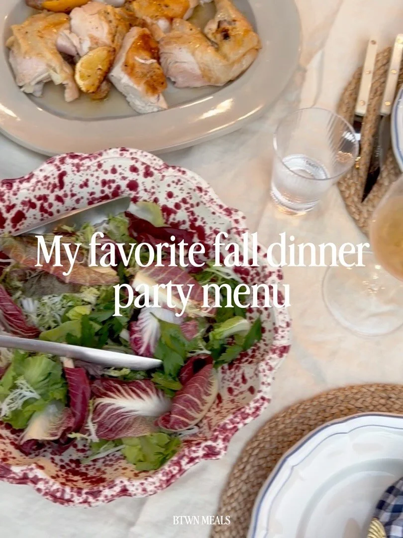 This is your sign to invite some friends over this weekend and roast a chicken (don&rsquo;t worry, I&rsquo;ll walk you through it &mdash; it&rsquo;s easier than it looks). 

Comment DINNER PARTY and I&rsquo;ll send you the full post + menu. 

Xx