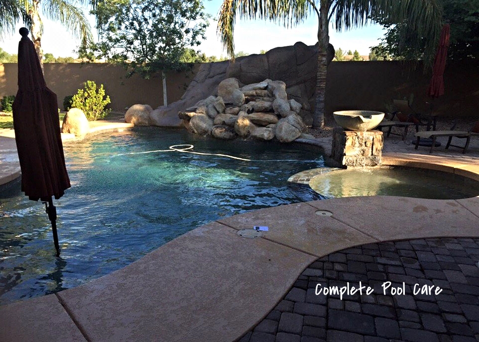 Finished pool service