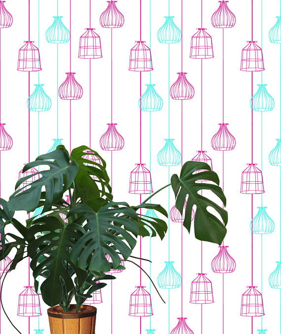 In truth, even the Monstera plant is digital, but how awesome is it that you can realise a design or decor idea digitally without even getting out the wallpaper glue?