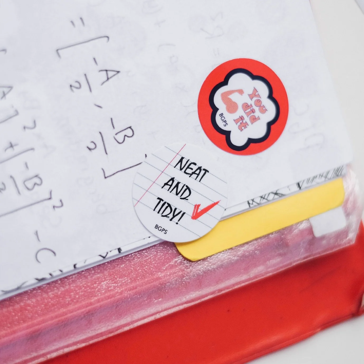 Example 1: Classroom Appraisal and Grading Stickers