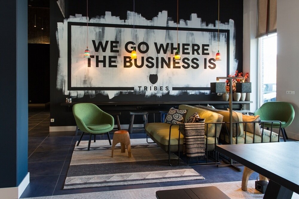 1. This to-the-point wall sticker from the Tribes’ coworking space located in Eindhoven, Netherlands