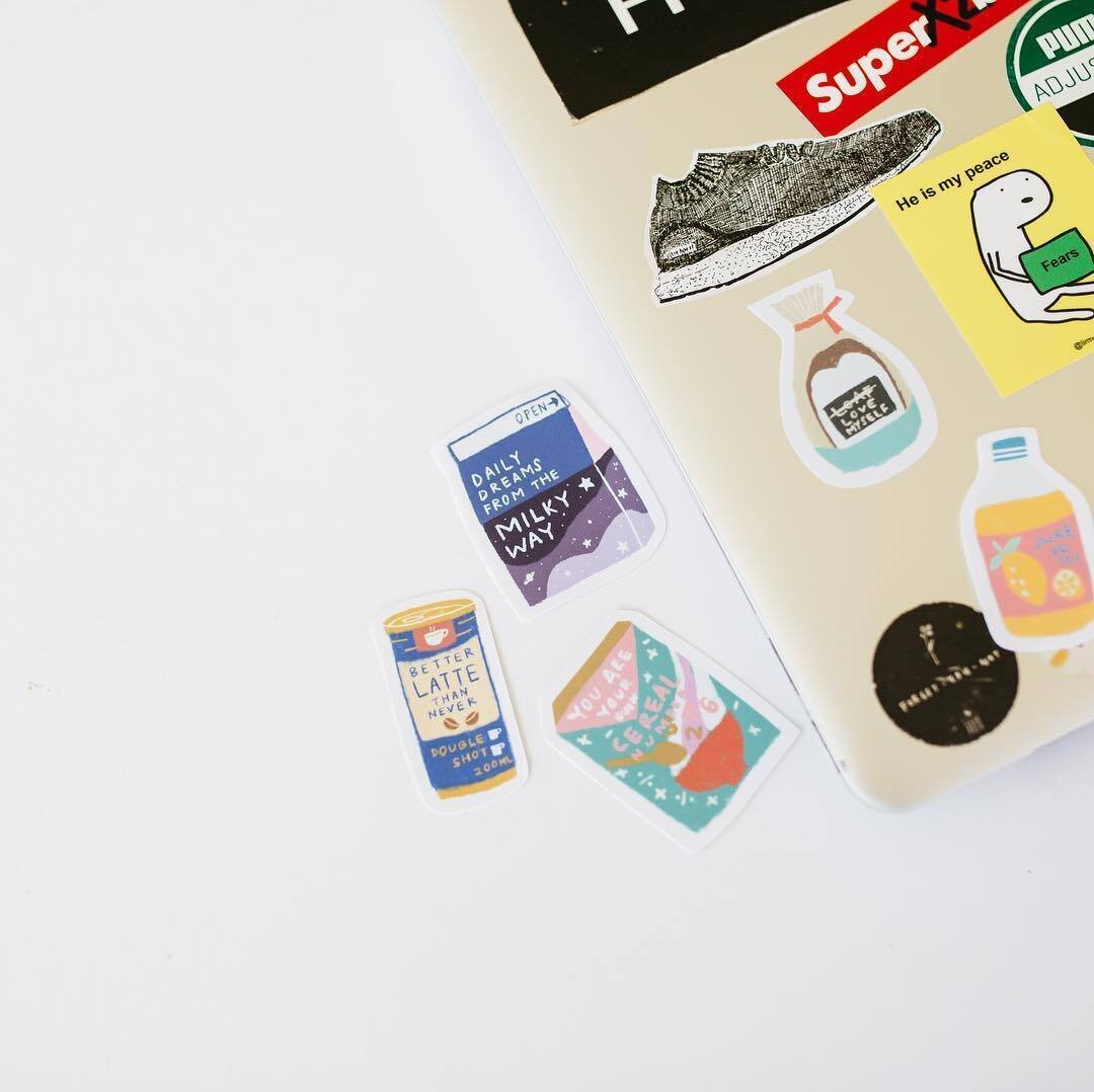  xhundredfold used these stickers to promote its ‘Millennial Collective’ series.  