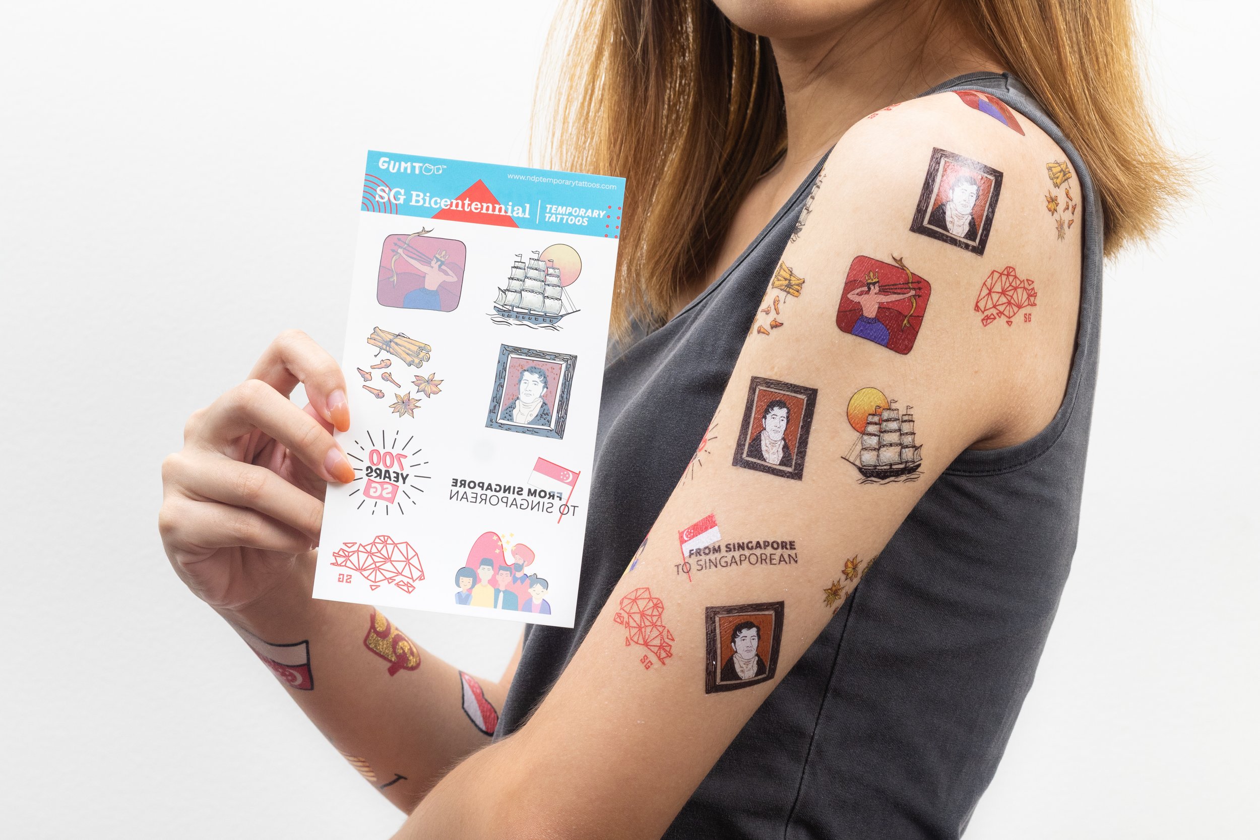 2019 Bicentennial Temporary Tattoo