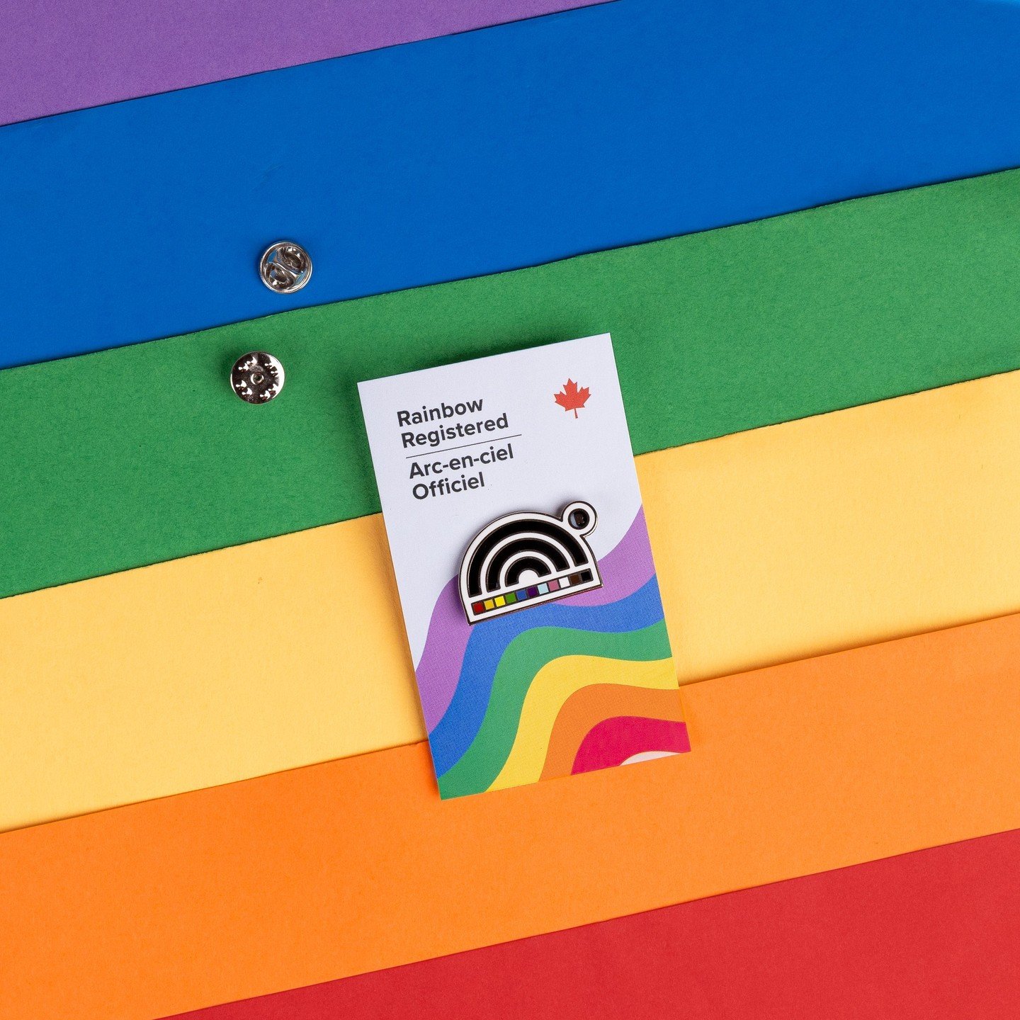 Custom made enamel pins for CGLC! Elevate style, amplify impact &ndash; a symbol of strength for the vibrant 2SLGBTQI+ business community in Canada. Ready to wear pride and showcase your brand's commitment to inclusivity?  Get a quote today! 📌

 #CG