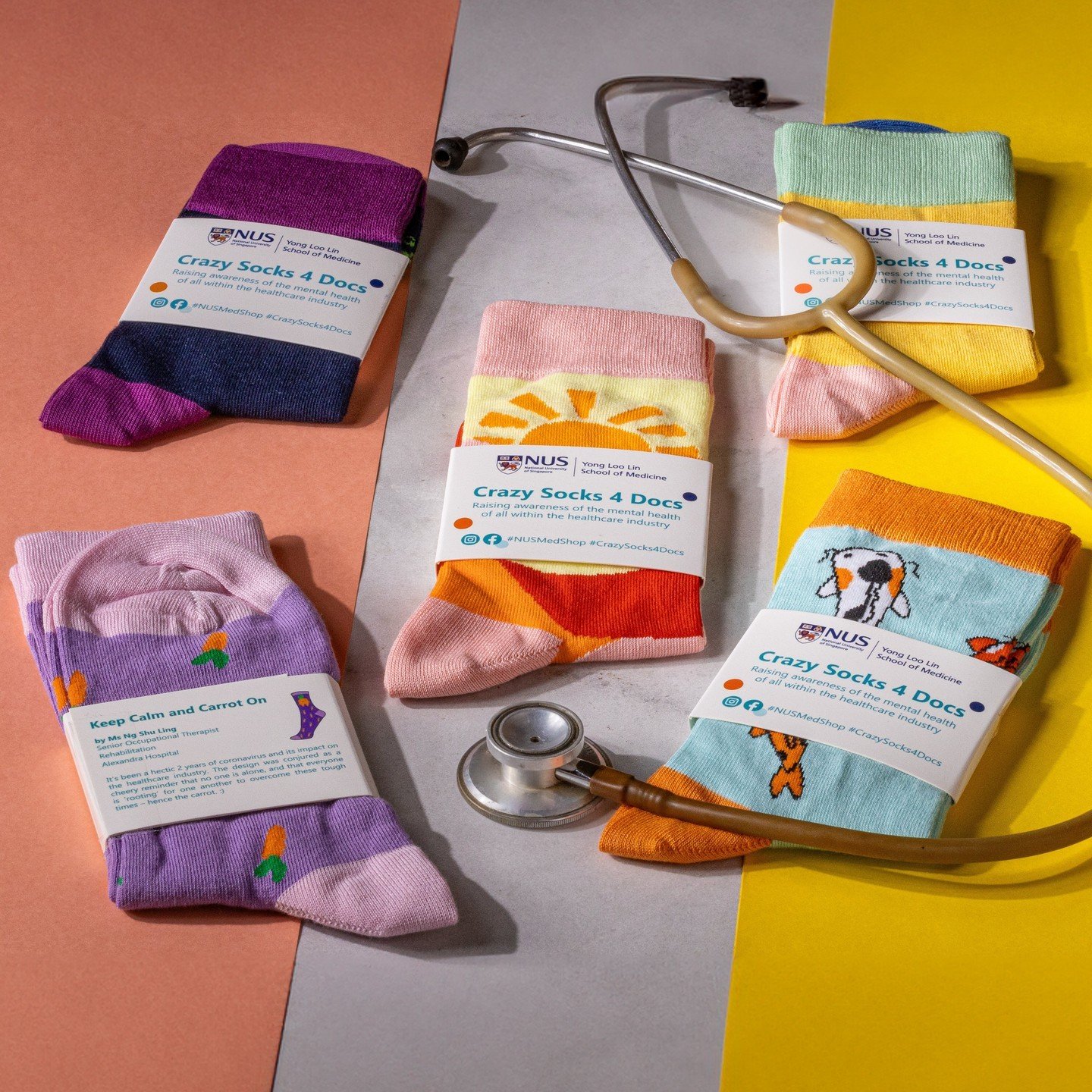 Custom made socks for National University Hospital, Singapore. Redefine your brand's journey with each step. Experience the impact of unmatched quality, making every stride a statement. Ready to redefine brand identity? Get a quote now!

 #NUHS #Cust