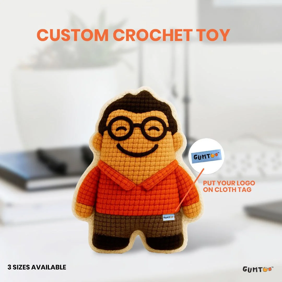 Custom crochet toys are more than just soft keepsakes&mdash;they&rsquo;re a unique way to make your brand stand out. Ideal for event giveaways, corporate gifting, employee onboarding, client appreciation, and festive hampers. Get a quote to get start
