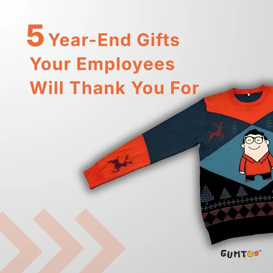 Year-end gifts say more than thank you.
They reflect how much you value the people behind the work.

From cozy essentials to desk-worthy indulgences, here are 5 year-end gifts your employees will actually use, keep, and remember 🎁✨

 #yearendgifting