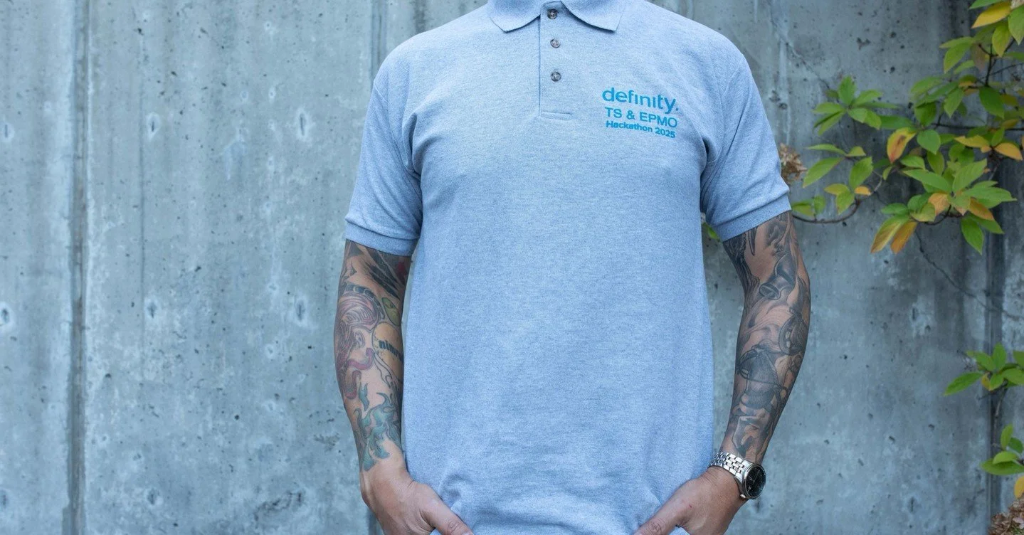 Branding that fits into real workdays.

Just like Definity Insurance their merch too is clean, comfortable, and quietly confident.

Teamwear that feels easy to use! 

#brandexperience #workdayessentials #companyculture #branddetails #everydaywork