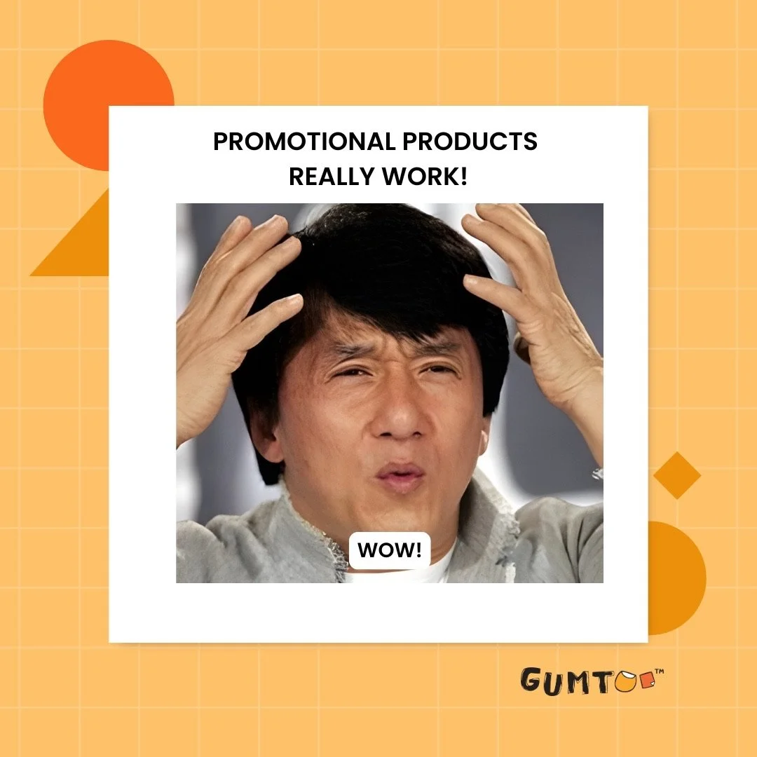 This meme about promotional products is hilarious but what isn&rsquo;t a joke is how effective promotional products are in promoting YOUR BRAND 🤩 

Promotional merch is memory, visibility, and a lot bit of magic ✨ 

This is what good branding feels 