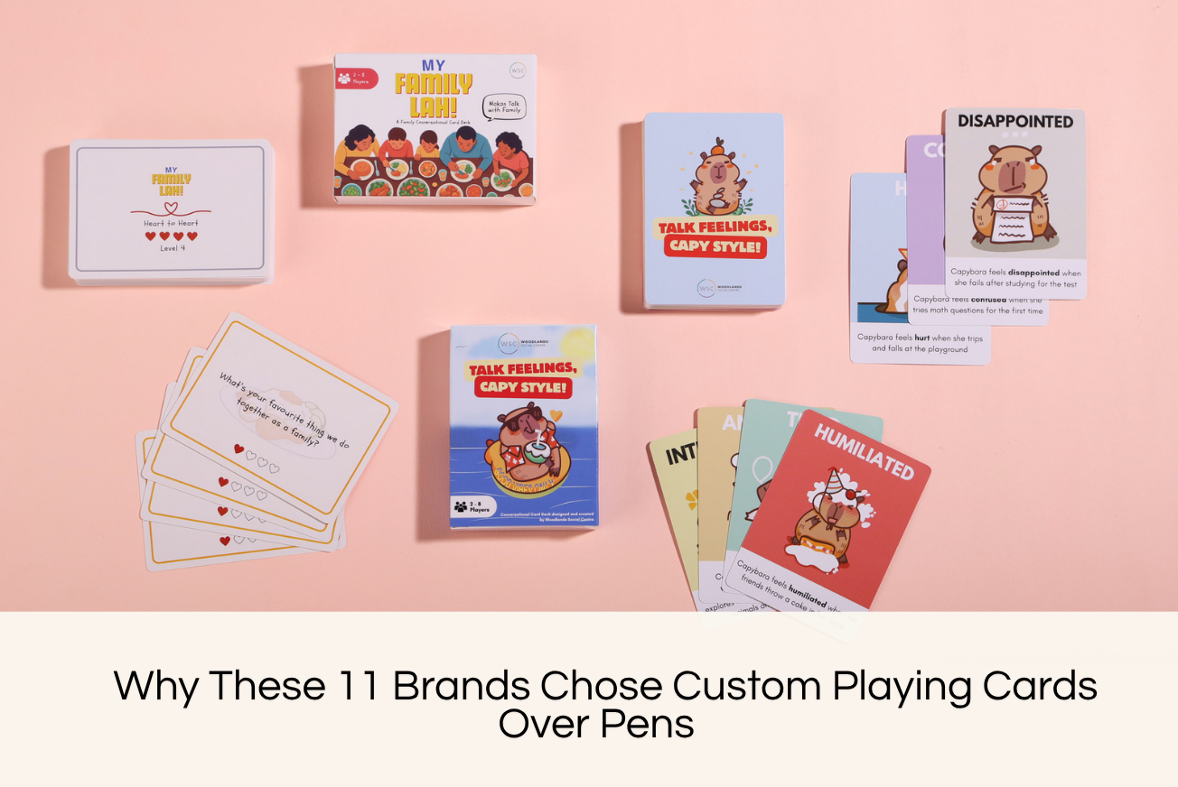 Why These 11 Brands Chose Custom Playing Cards Over Pens