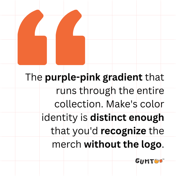 Tech company merch store ideas – Make platform branded merchandise quote