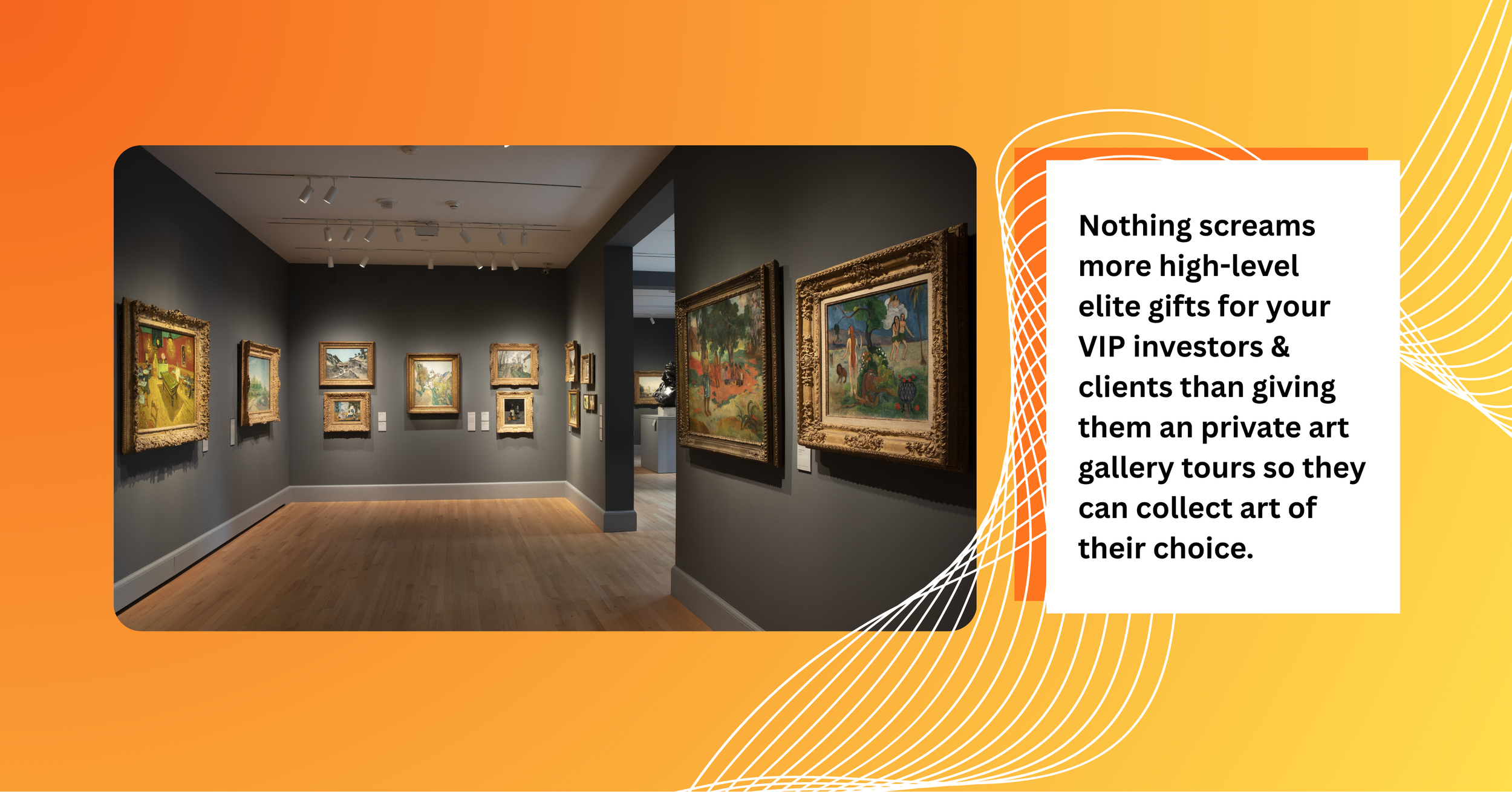 Luxury corporate gifts Singapore, private art gallery tour