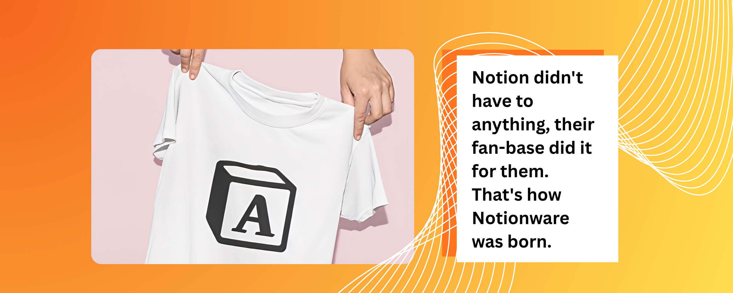 Notion fan merch store – tech company merch store ideas promotional products Singapore