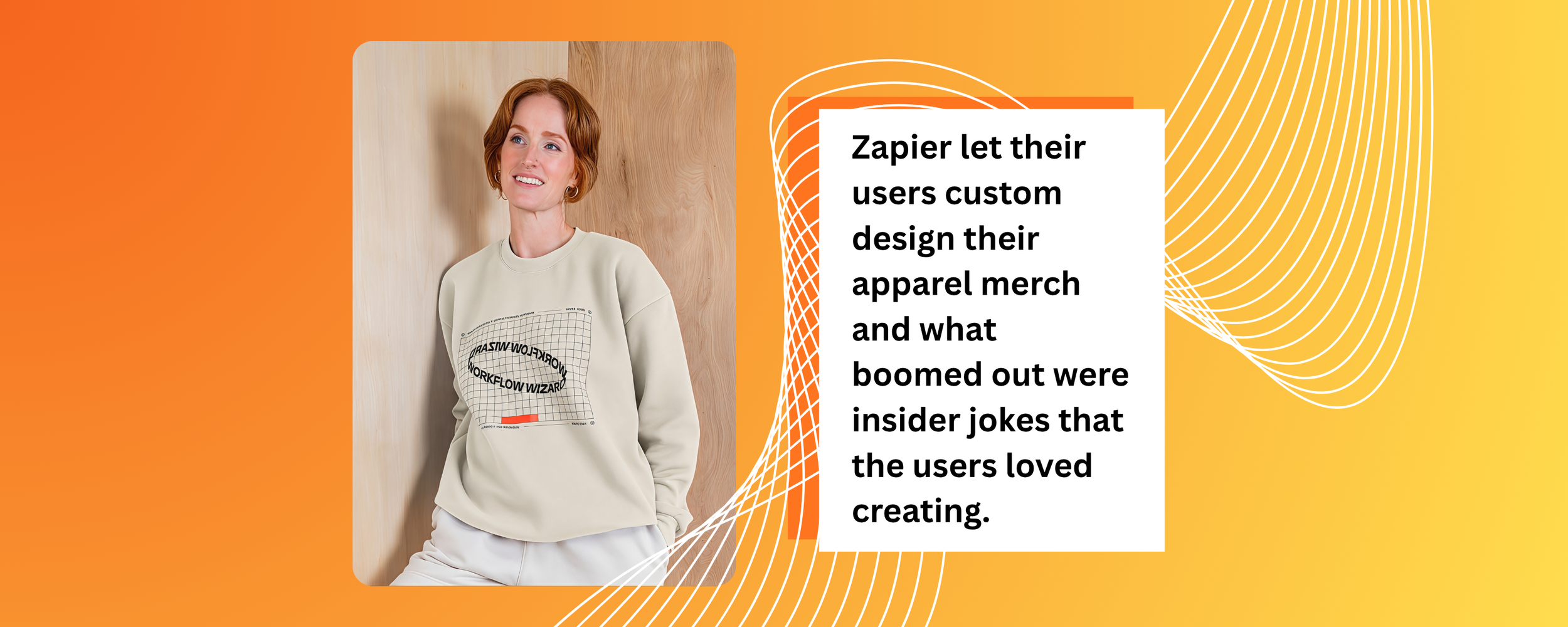 Zapier custom branded tech merchandise – tech company merch store ideas 2026