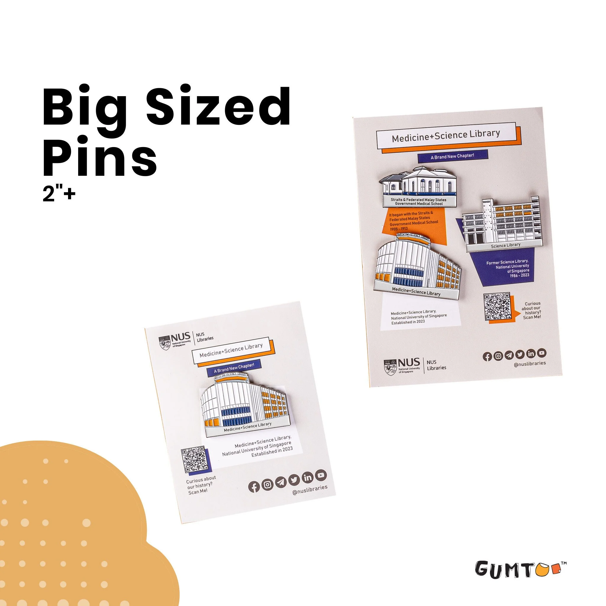 What Enamel Pin Size Should you Choose? - Complete Guide | Gumtoo