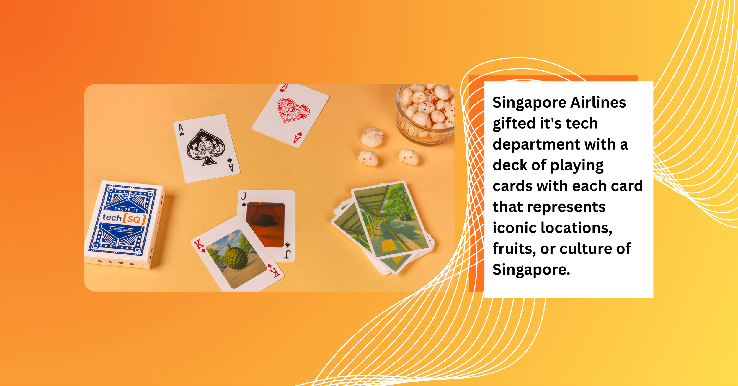 Corporate gifts for banks Singapore, milestone playing cards
