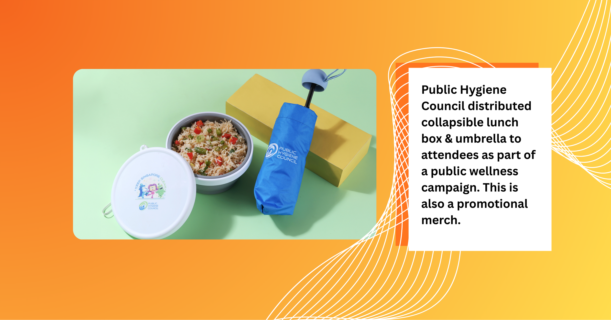 Promotional merchandise Singapore, community roadshow giveaway