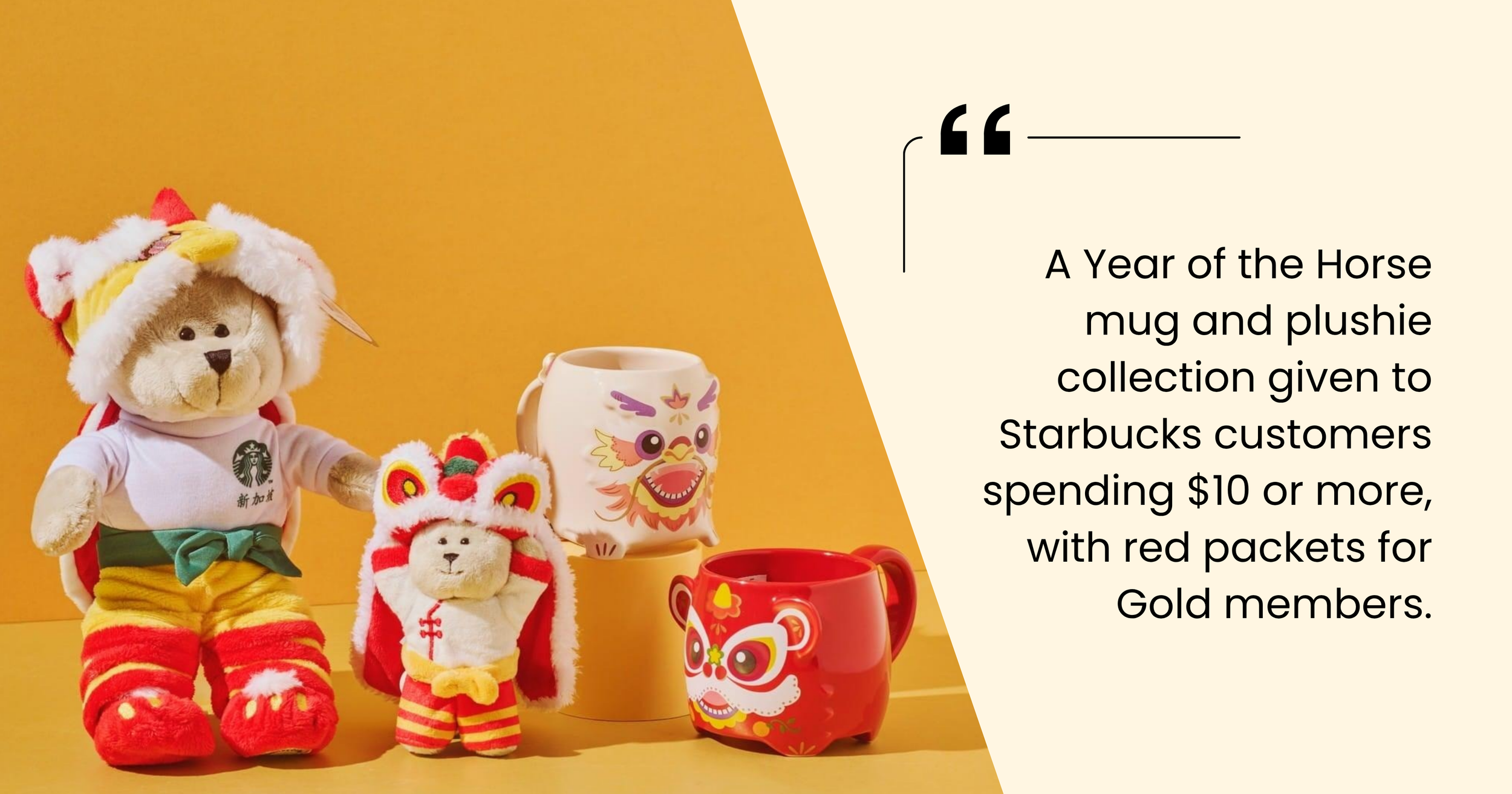 Starbucks Year of the Horse mug tumbler and Bearista collection