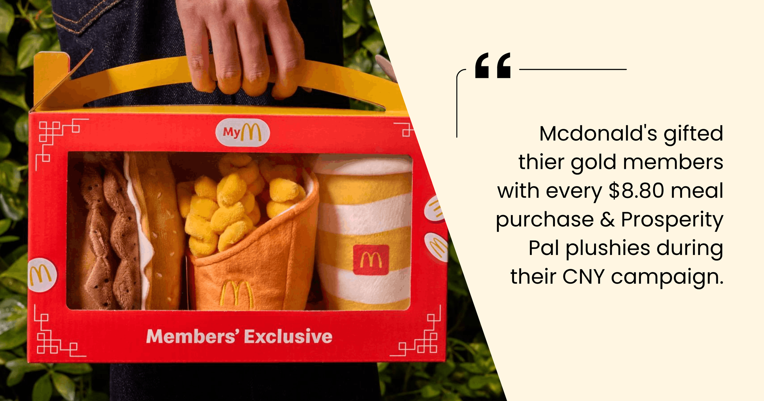 McDonald's Prosperity Pal plush toy from Twister Fries meal