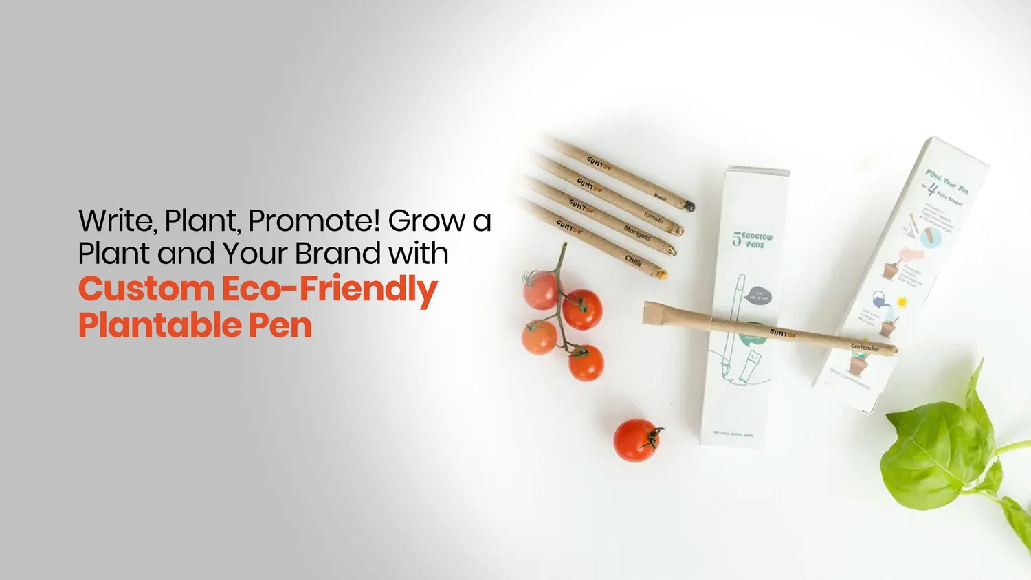 Plantable Seed Pen - Eco Friendly Merchandise | Gumtoo