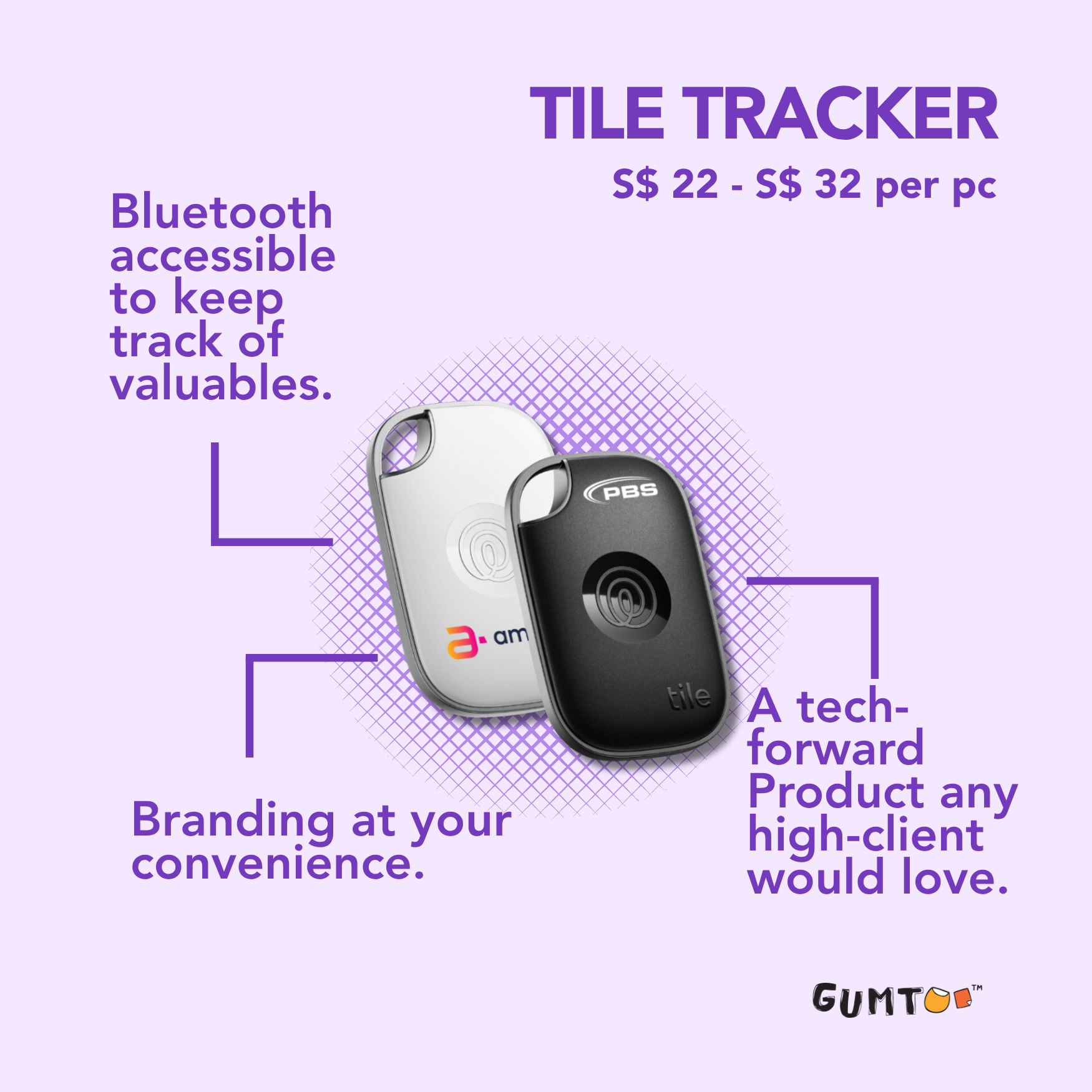 Corporate gifting Singapore, Bluetooth item tracker gift