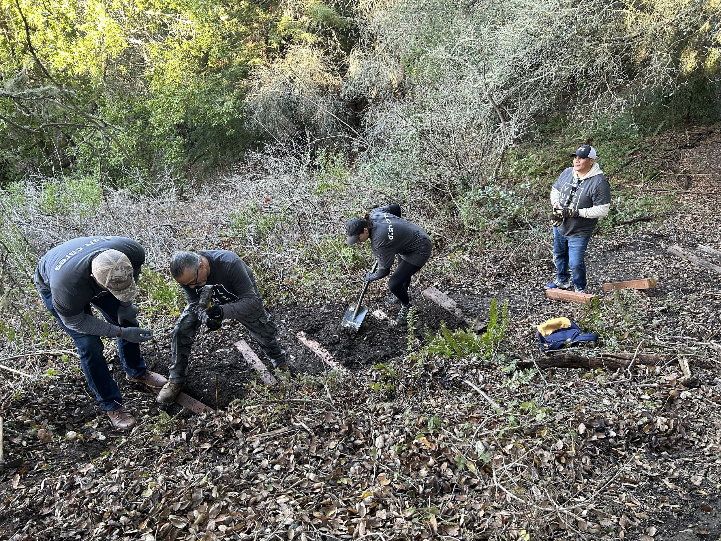 volunteers installing steps.jpeg
