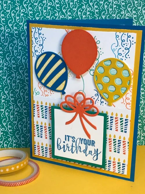 Balloon Adventures Pop-up Card