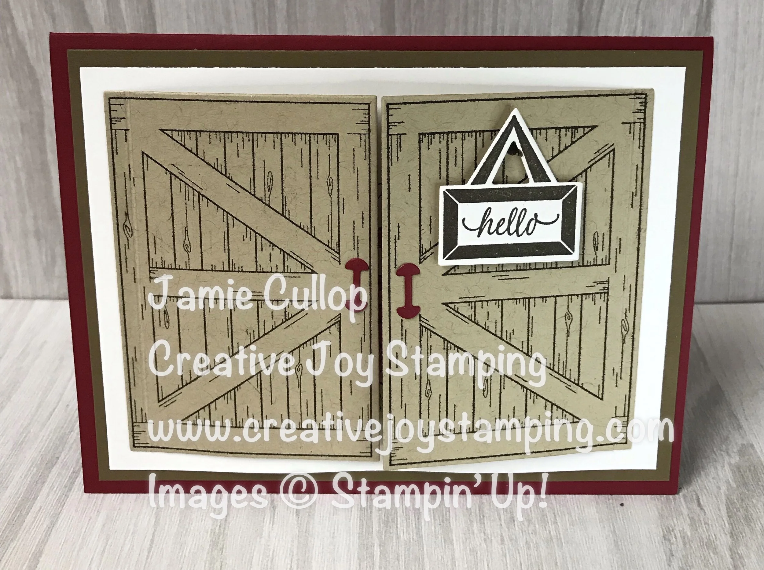 Barn Door Card