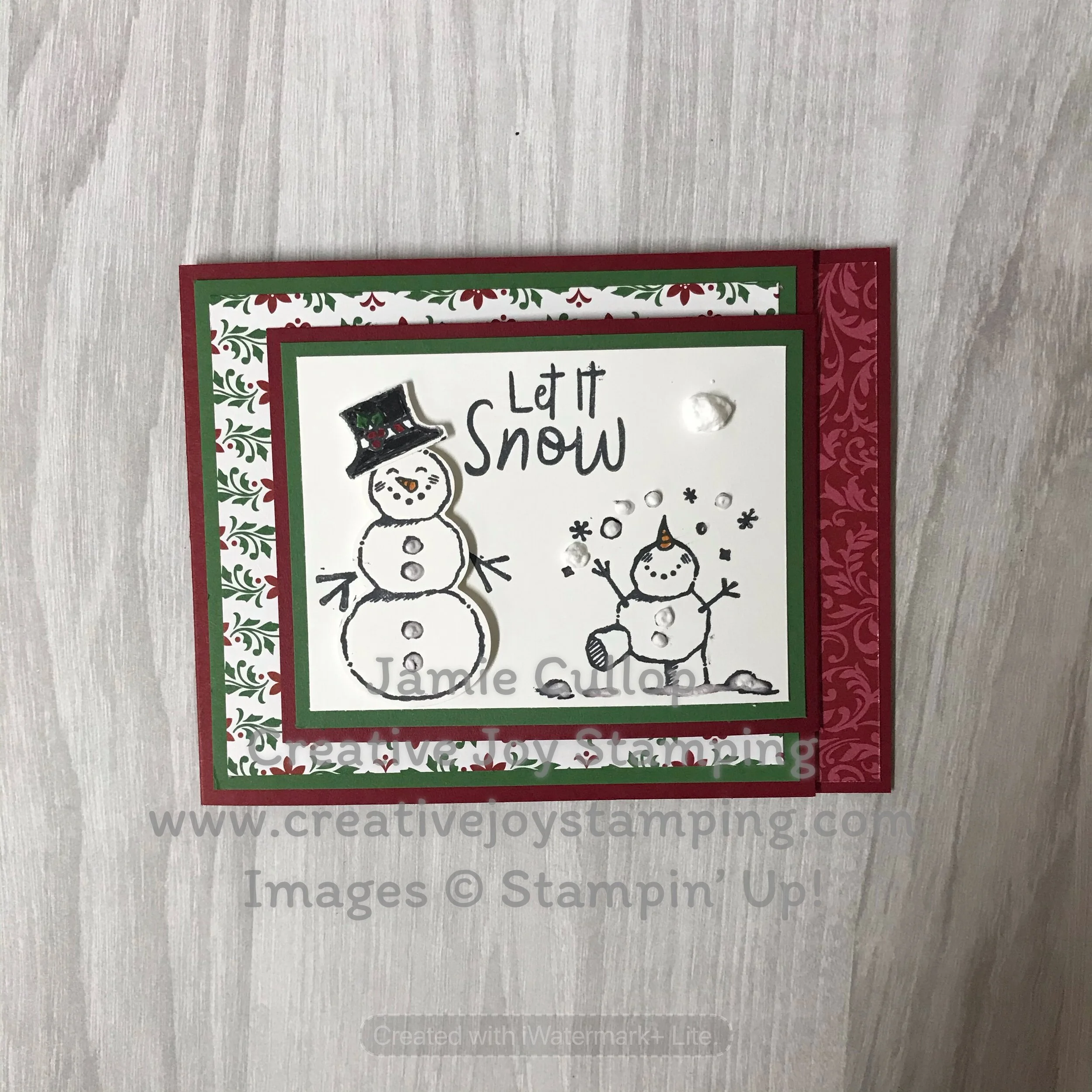 Snowman Season Card