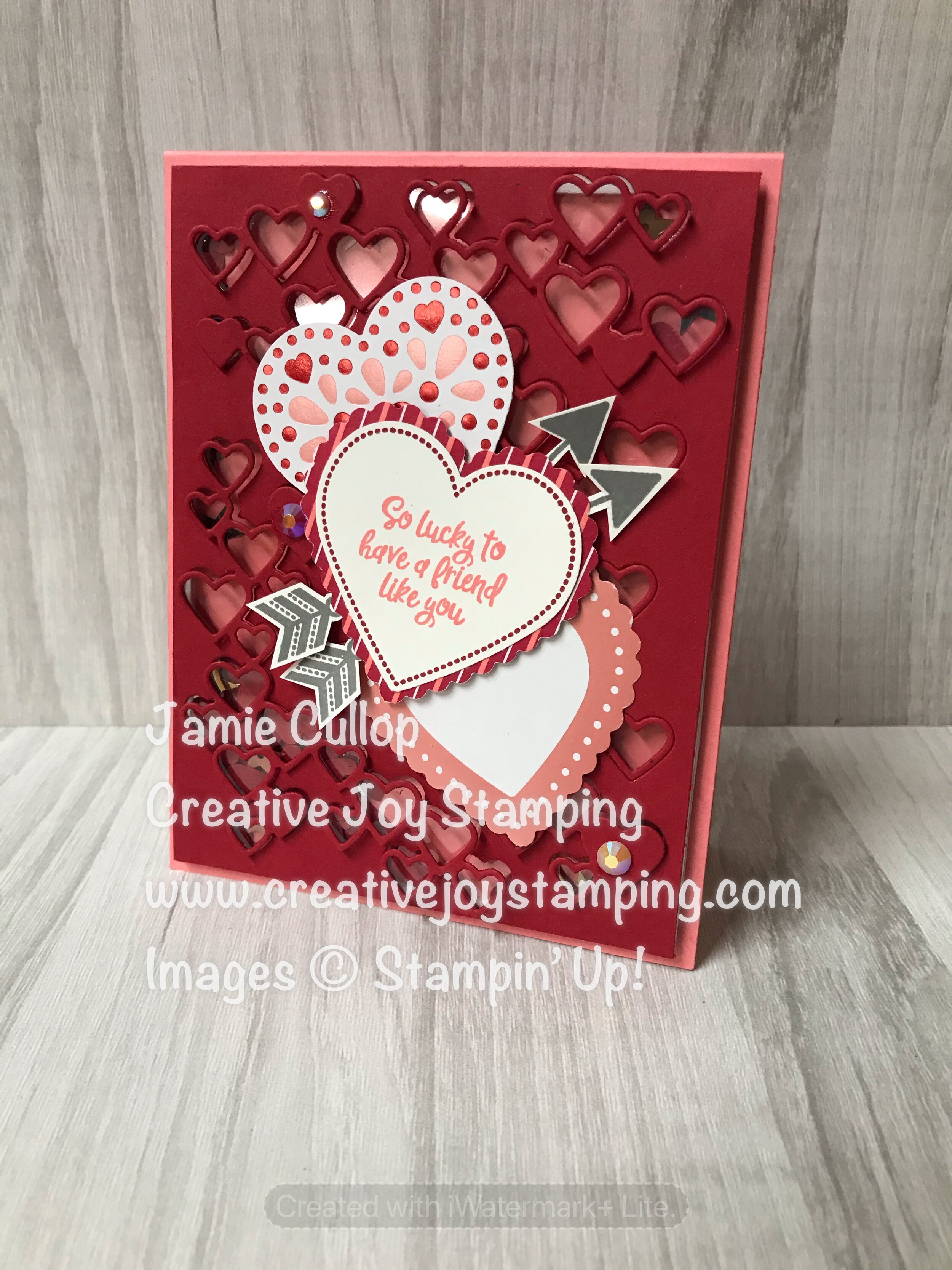 Heartfelt Shaker Card