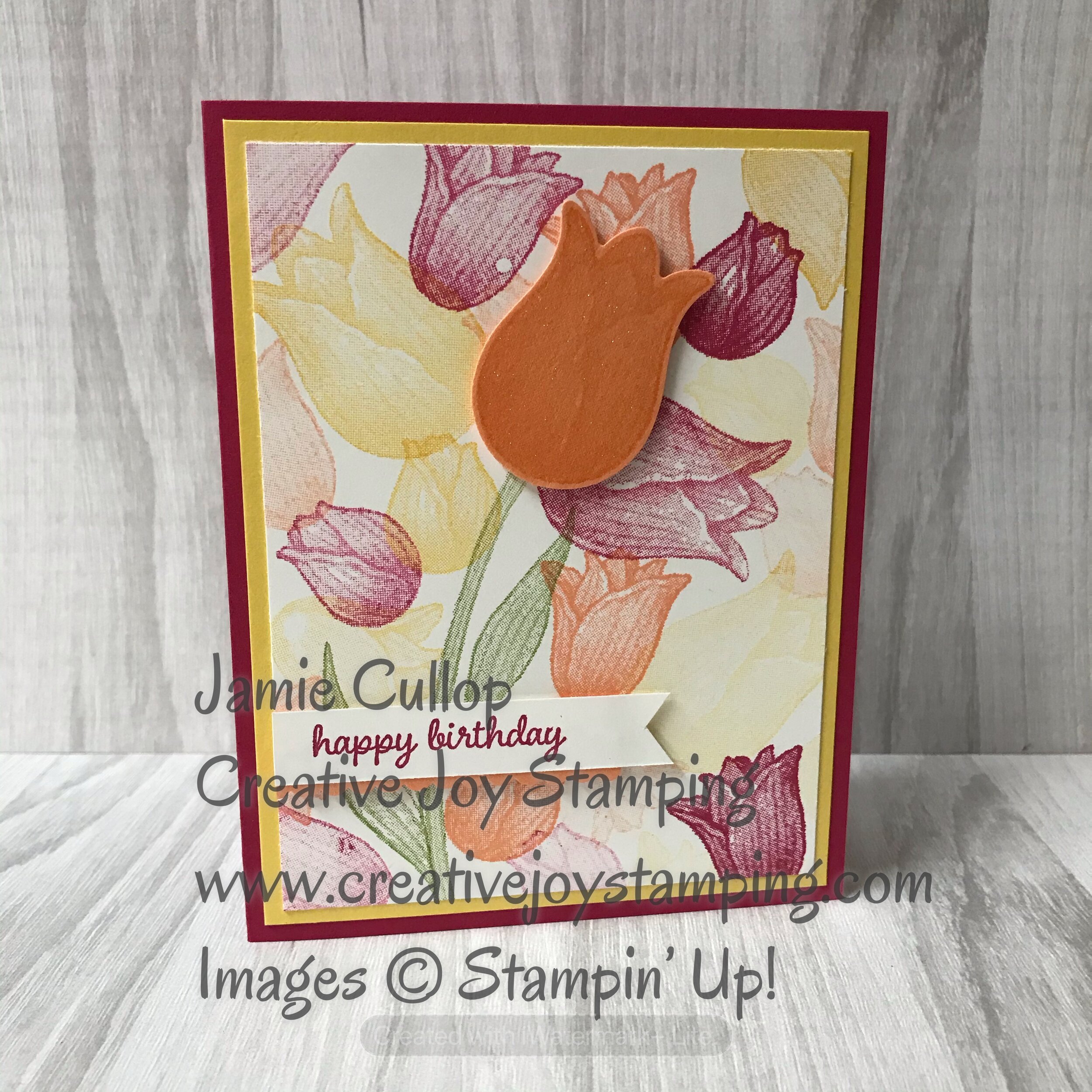 Timeless Tulips Card