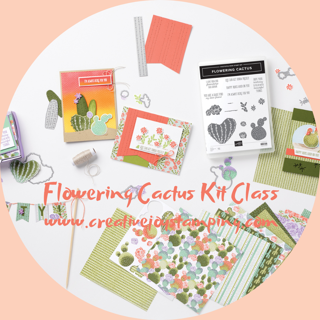 Flowering Cactus Product Medley Card Class (Zoom) 