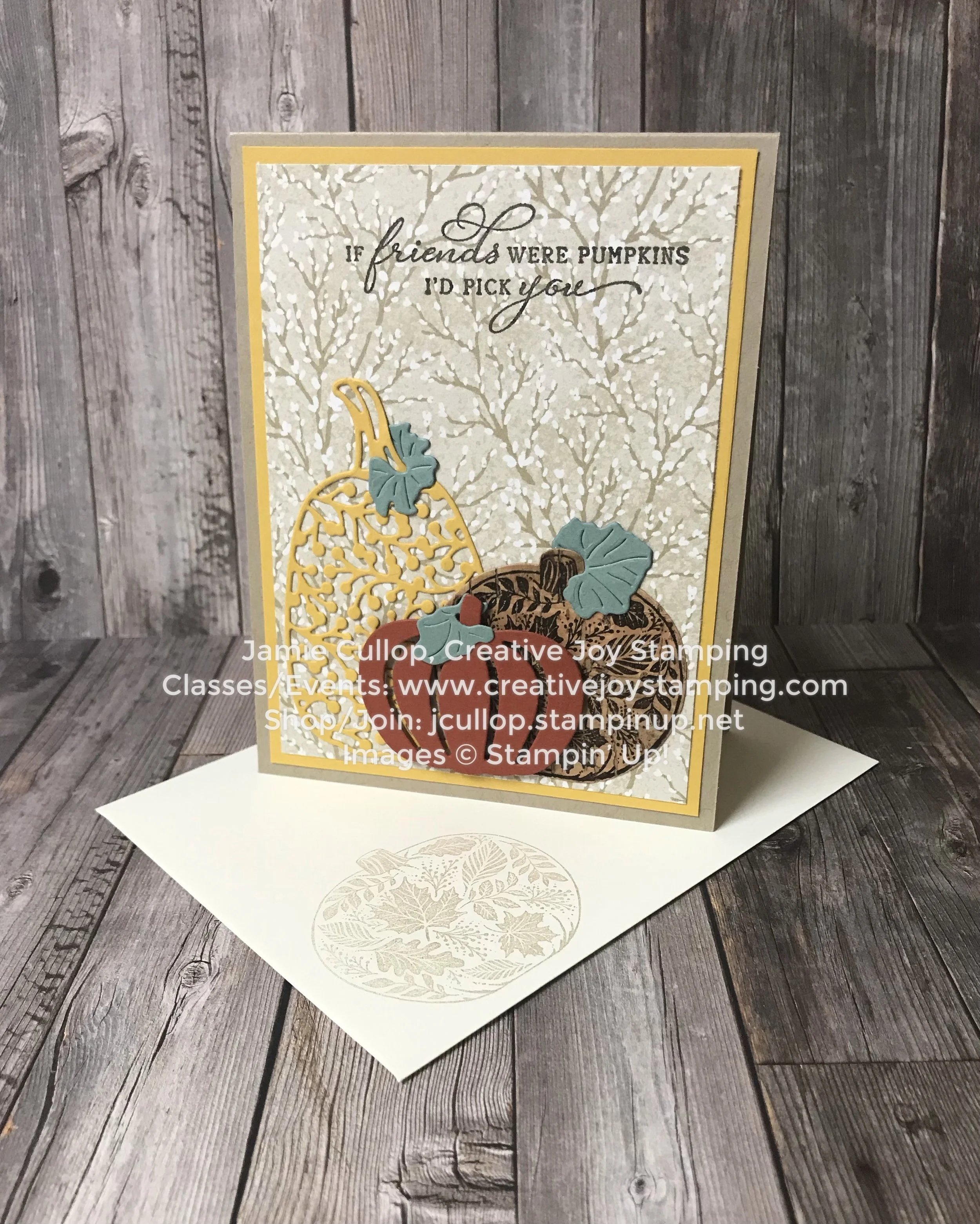 Pretty Pumpkins Card
