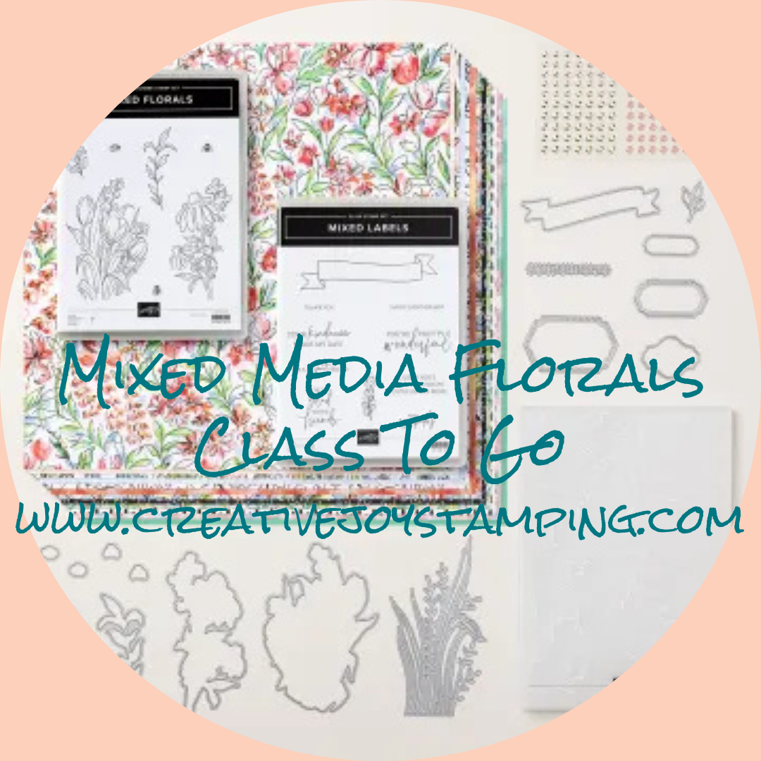 Mixed Media Florals Class To Go