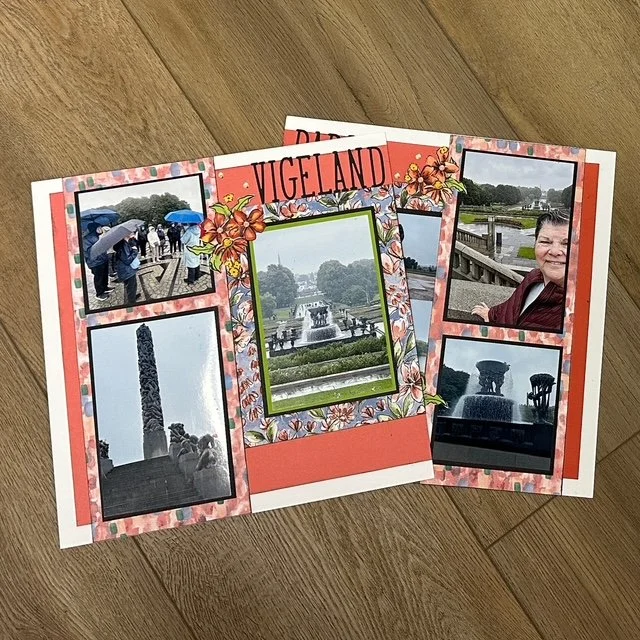 Mixed Media Double Scrapbook Layout 3