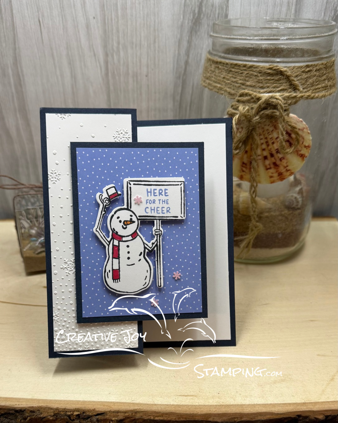 Card 7 - Creative Crew stamp set/Creative Celebrations DSP