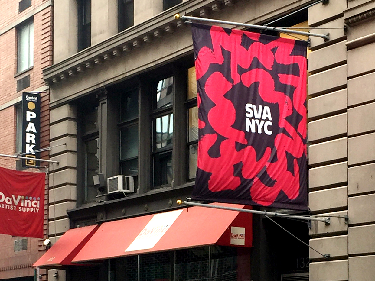 The SVA is where Debbie Millman records her Design Matters podcast.