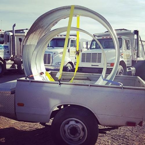 We obtained these cisterns (now planters) at Acme Sand & Gravel. They even do custom cuts for a small fee! 