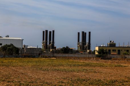 Gaza's sole power plant out of commission. Photo by Gisha.