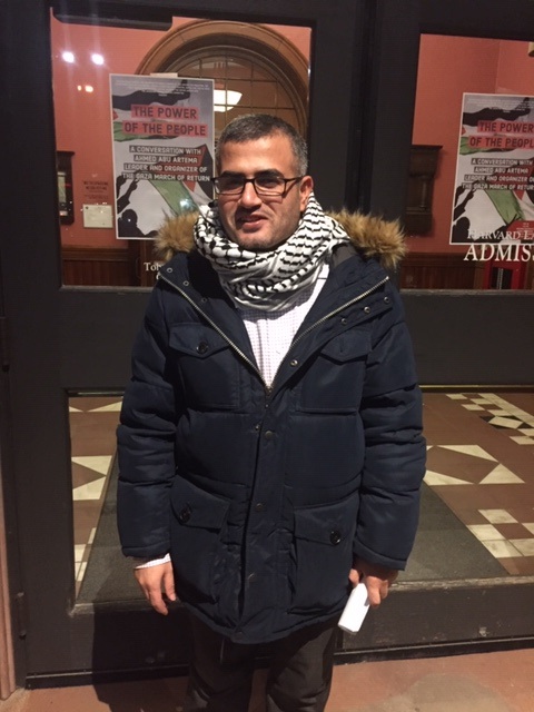Ahmed at Harvard Law School talk.