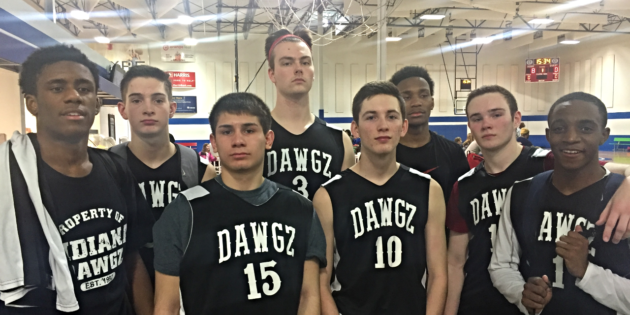 April 9-10, 2016, IndyBall Bronze Champions (Dennis Cardwell, Jaylen Gilbert, Michael Quintero, Colin Hayes, Tyler Brankin, DJ Carey, Tommy Maloney, & Jaylin Hughes)
