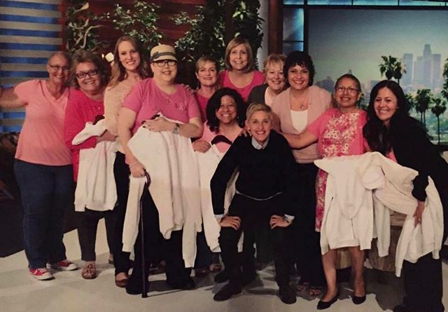 Every October I&rsquo;m reminded of how much fun working with cancer patients can be and how the answer is ALWAYS no until you ask (then sometimes it&rsquo;s a YES)! Our ladies support group had tried to get tickets to the Ellen show for a few years 