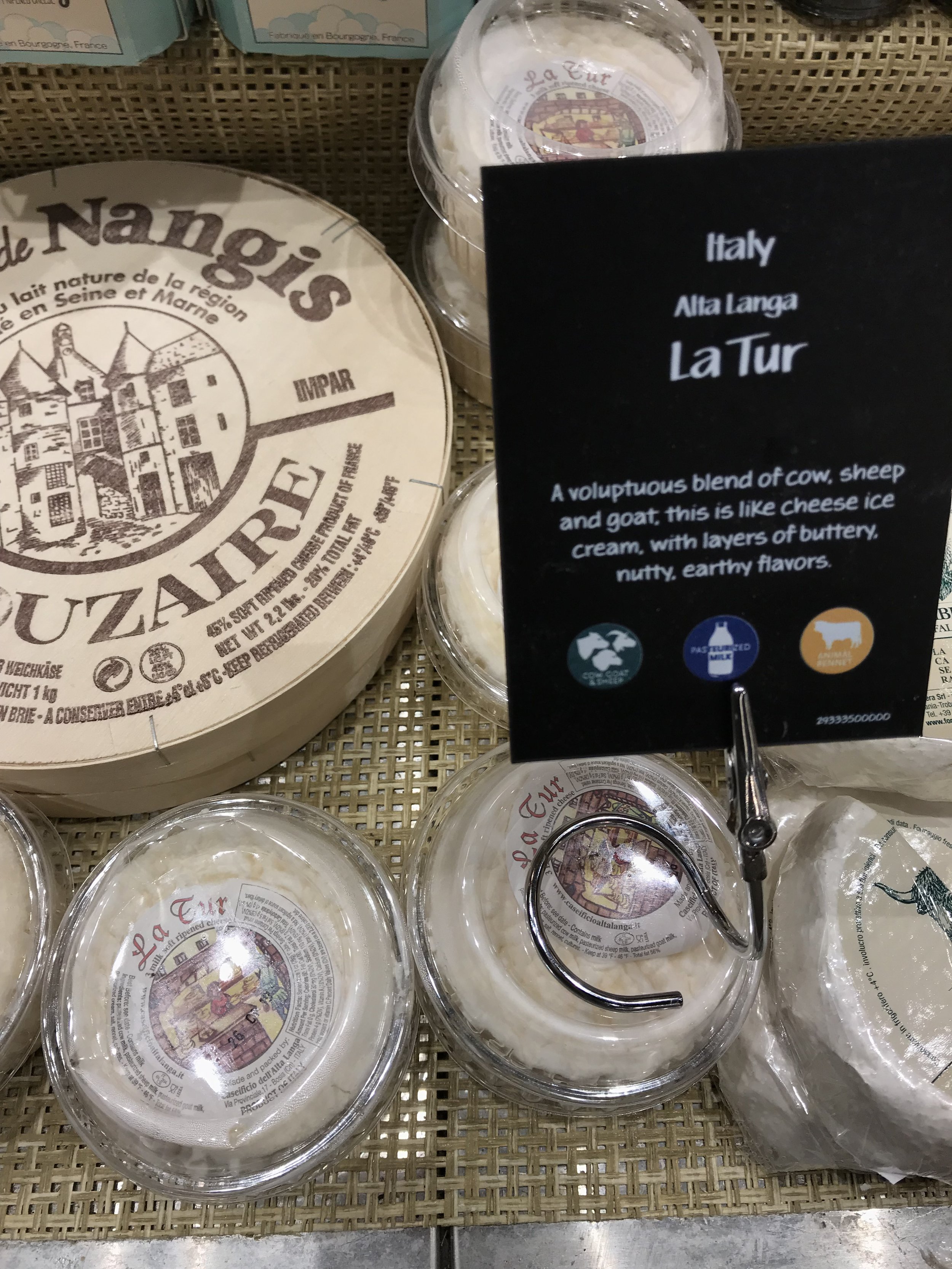 La Tur is a blend of cow, sheep and goat cheese and won’t disappoint!