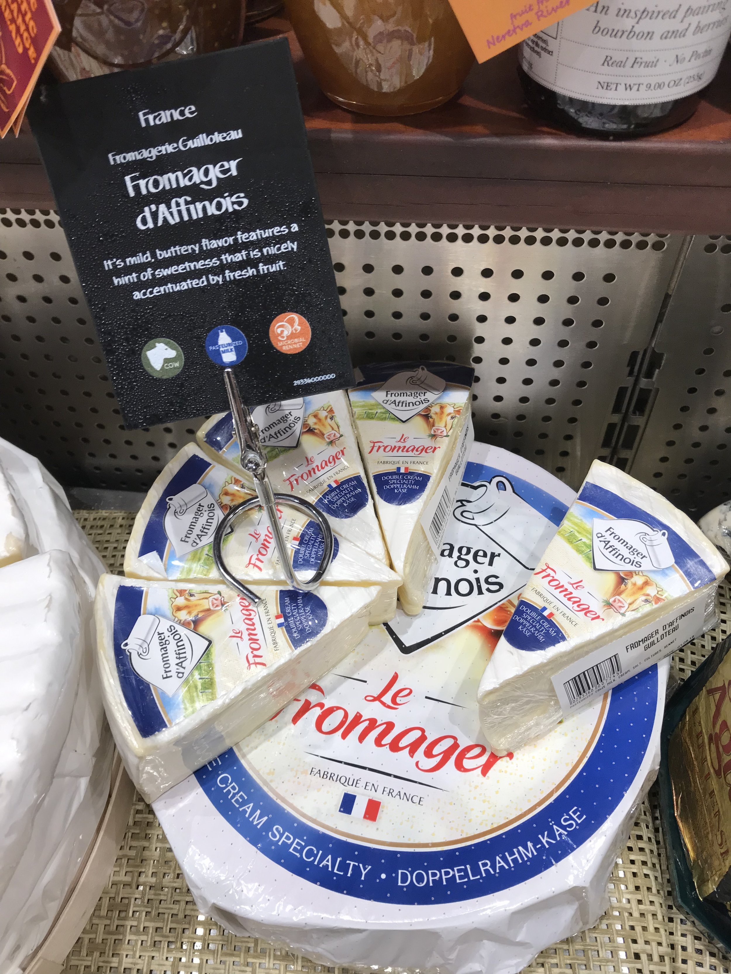 Fromager d’Affinoisis very creamy and even softer than La Tur or Mt. Tam.