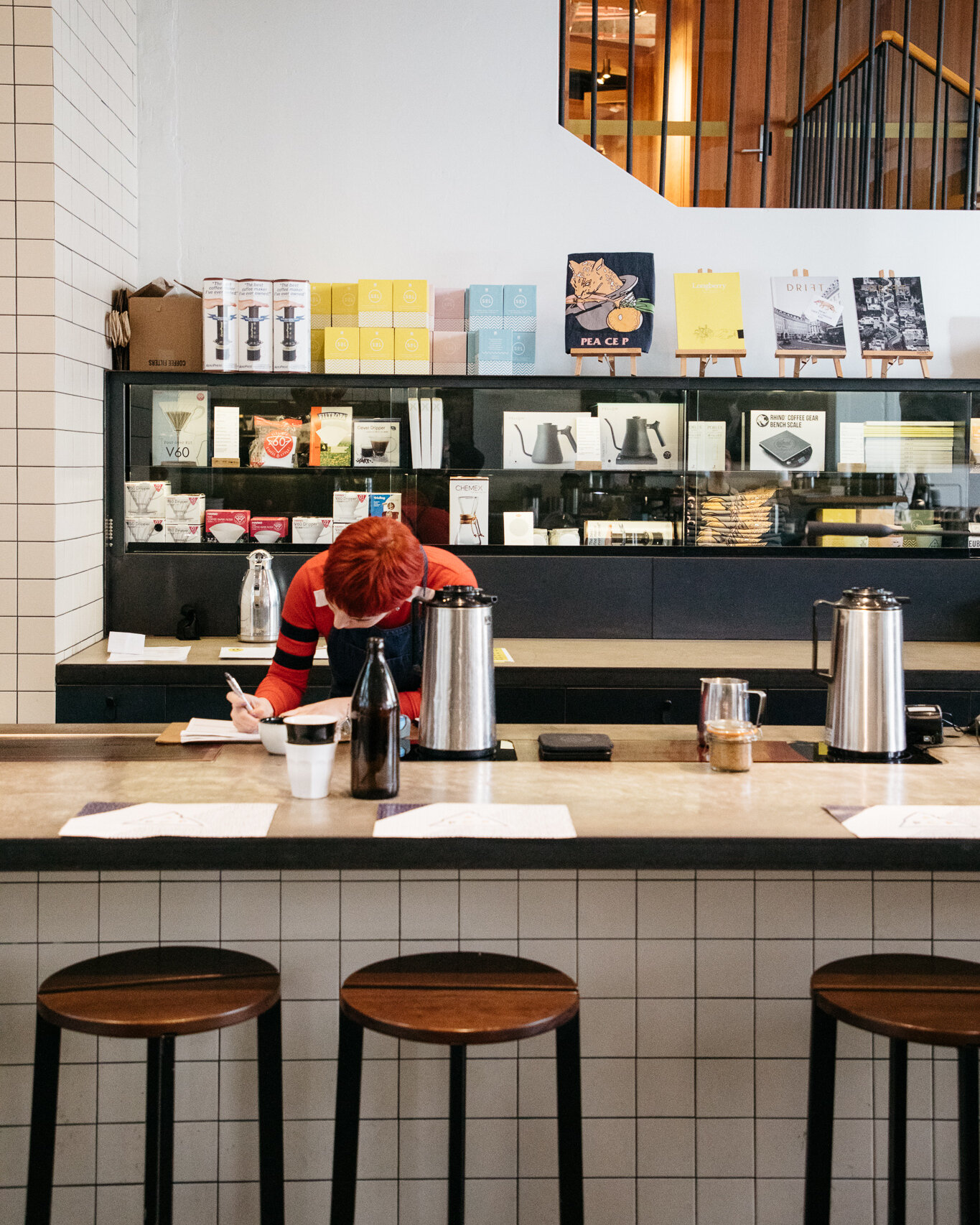 Views from the bar. Pull up a stool and order a &lsquo;spro &ndash; we&rsquo;re open &lsquo;til 4pm.