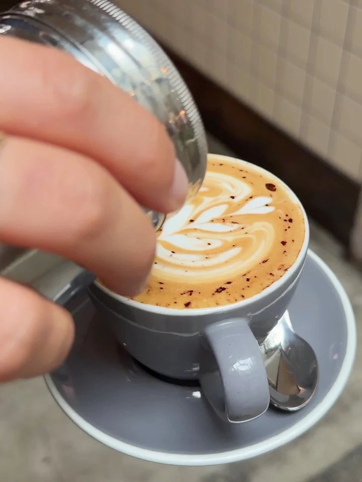 Autumn at PCP 🍁 Cosy caps, garlic-chive scram, probiotic soda and pistachio ganache.