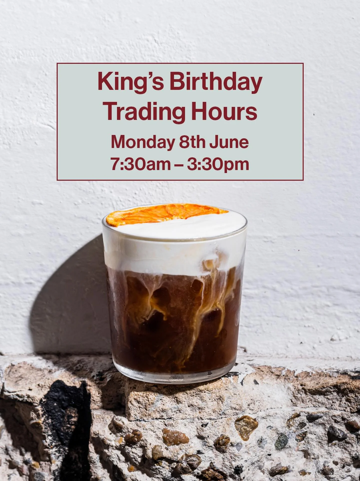 We&rsquo;re open this Monday, 8th June! 7:30am &mdash; 3:30pm, plenty of time for Mont Blancs 😏