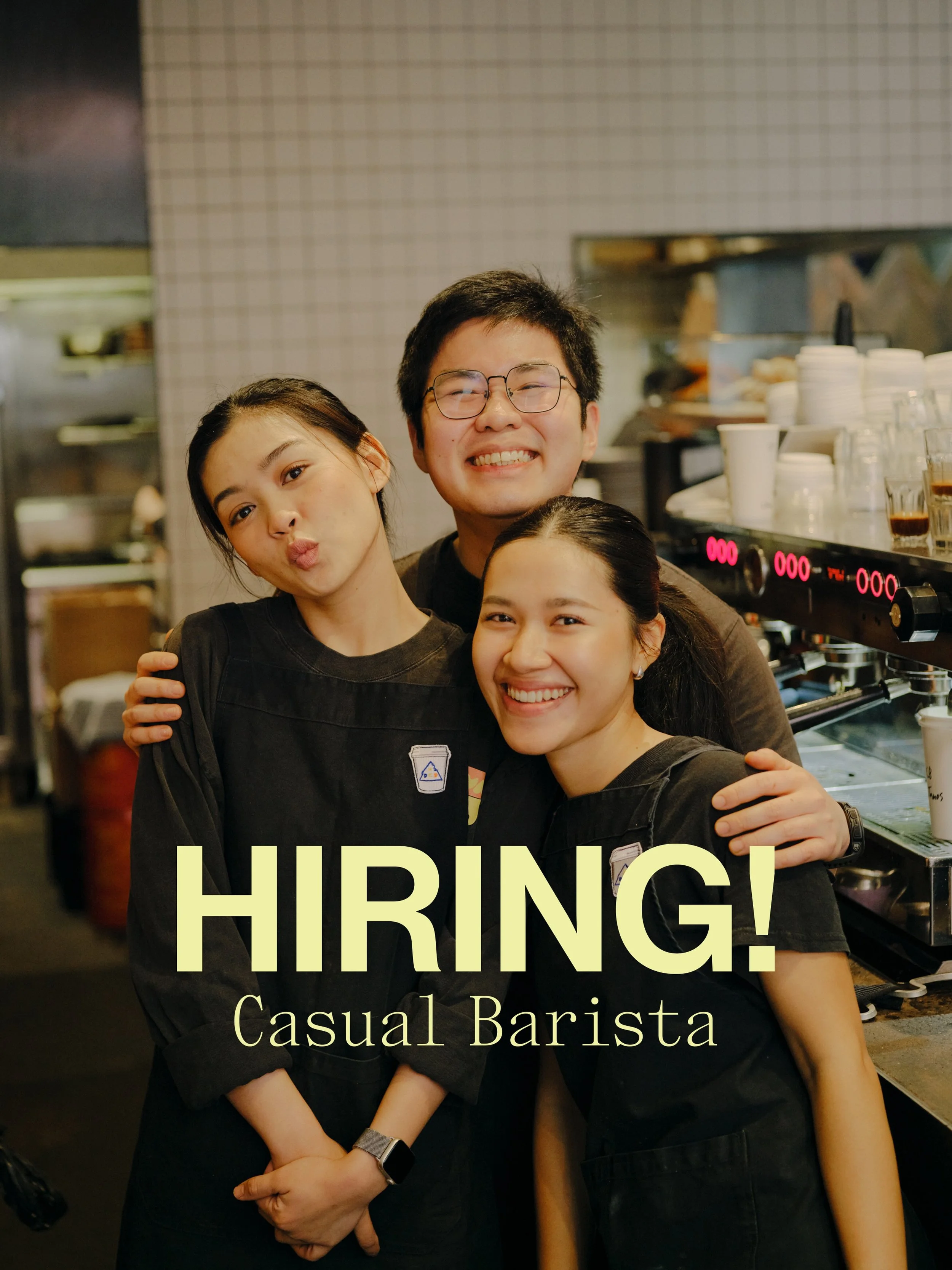 Join the team! We&rsquo;re hiring an experienced Casual Barista with strong specialty coffee knowledge and enthusiasm for the craft. 20 hours/week with our awesome crew and all the Mont Blancs your heart desires. Send CVs to hello@paramountcoffeeproj